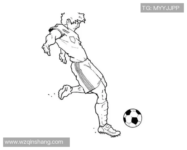 足球球星简笔画风格创意作品展现球场英雄人物独特魅力